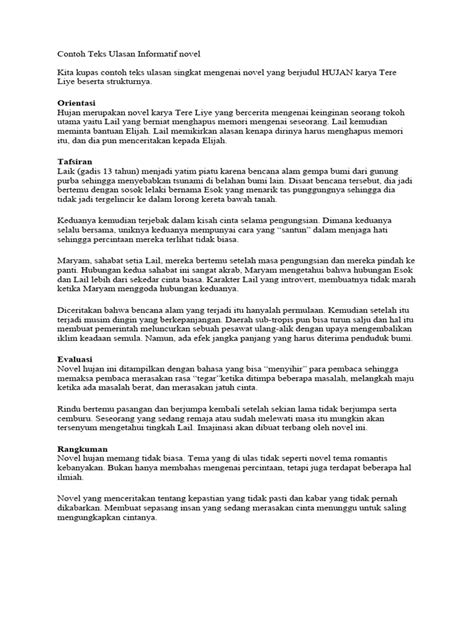 contoh teks ulasan informatif | Dch V K Khai Thu 247
