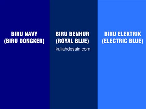 Contoh Warna Biru  Mengenal Warna Biru Elektrik Dan Contohnya Kuliah Desain - Contoh Warna Biru