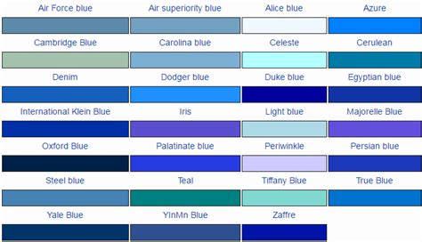 Contoh Warna Biru Muda  Ide 27 Palet Warna Biru - Contoh Warna Biru Muda