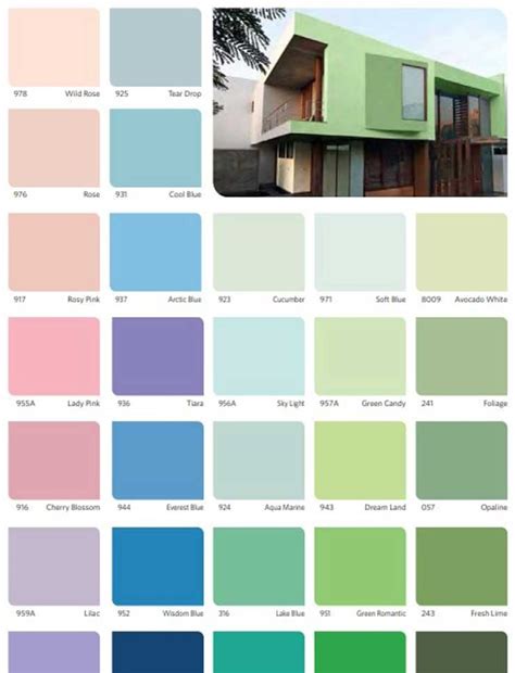 Contoh Warna  Kode Warna Cat Rumah Jotun Terbaru Katalog Warna - Contoh Warna