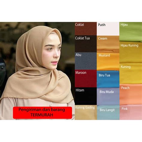 Contoh Warna Taro  53 Warna Jilbab Flamingo - Contoh Warna Taro