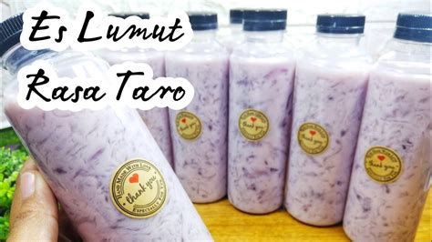 Contoh Warna Taro  Es Lumut Viral Tiktok Rasa Taro Untuk Ide - Contoh Warna Taro