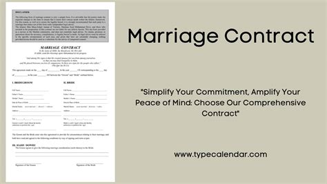 Contract Marriage Tho