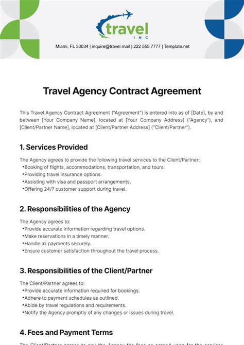 Contract Of Agency