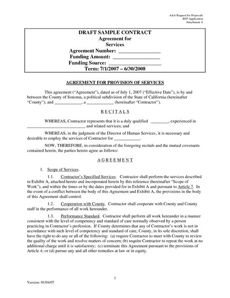 Download Contract Document Sample 