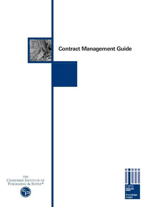Full Download Contract Management Guide Cips 