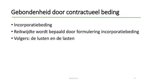 contractueel beding derde