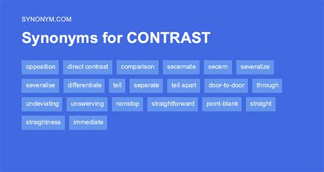 Contrast Synonym