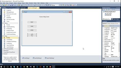control in visual studio 2010 YouTube