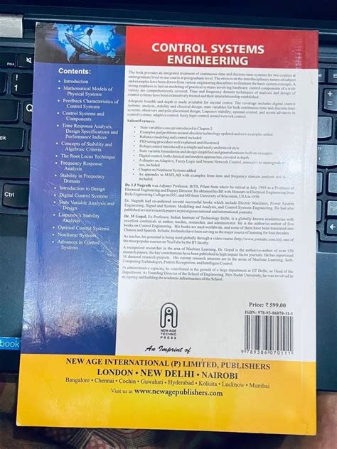 Control System Engineering 6th Ed Norman S Nise Solution