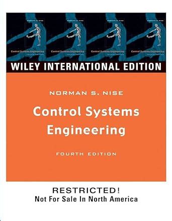 Control Systems Engineering 4th Edition Ramesh Babu