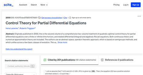 Control Theory For Partial Differential Equations Volume 1 Abstract Parabolic Systems Continuous And Approximation Theories Encyclopedia Of Mathematics And Its Applications