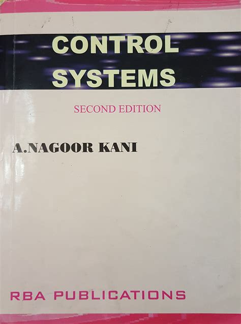 Download Control Systems A Nagoor Kani 