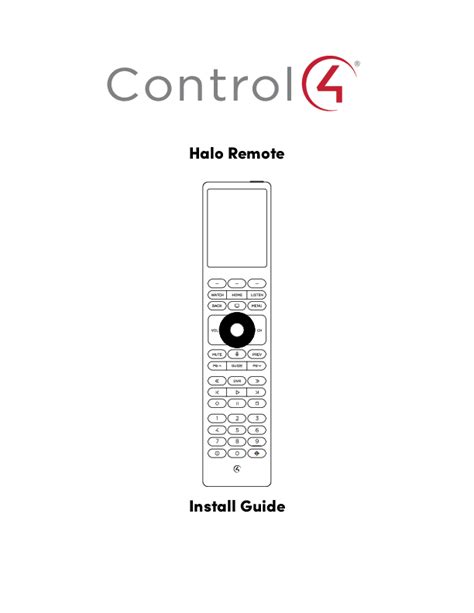 Full Download Control4 Hc1000 User Guide 