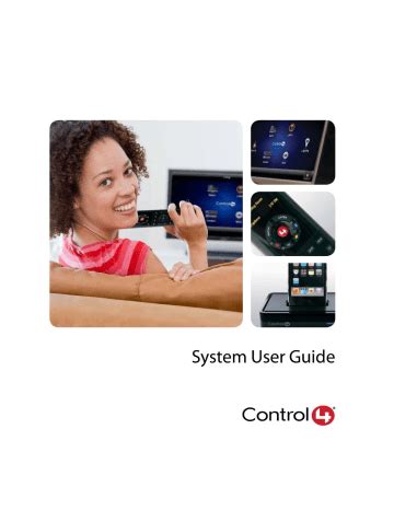Full Download Control4 System User Guide 