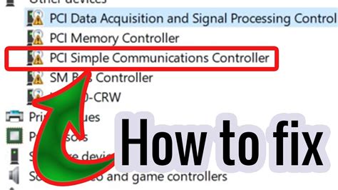 controller pci simple communications windows 7