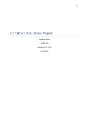 Read Controversial Issue Paper 