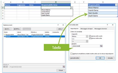 Convalida Dati Excel