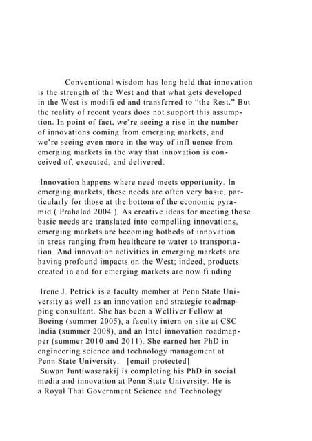 Conventional Wisdom Long Held That Human Social Systems