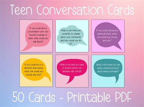Conversation Starters For Teens