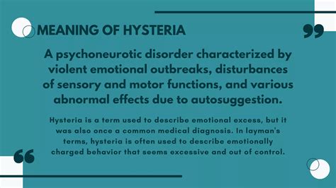 Conversion Hysteria Disorder