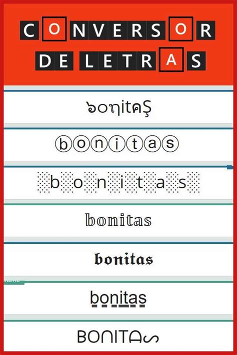 Conversor De Letra