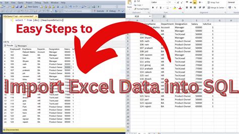 convert excel file to sql database formula