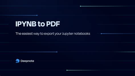 Convert Ipynb To Pdf