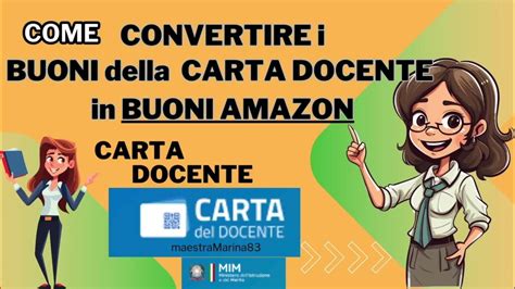 Converti Buono Docente Amazon