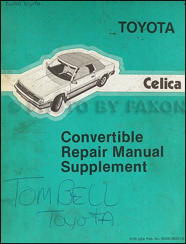 Download Convertibile Service Repair Manual 1984 1985 1986 1987 1988 