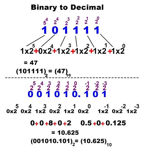 Converting Decimal Numbers To Binary Numbers A Binary To Decimal Conversion Worksheet - Binary To Decimal Conversion Worksheet