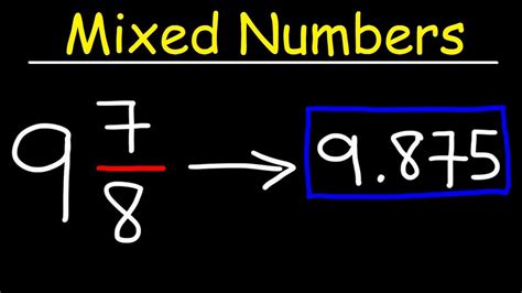 Converting Mixed Numbers To Decimals Teaching Resources Tpt Mixed Number To Decimal Worksheet - Mixed Number To Decimal Worksheet
