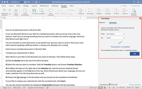 Read Converting To Word Document On Mac 