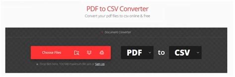 convertitore csv pdf
