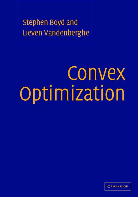 Convex Optimization Stephen Boyd