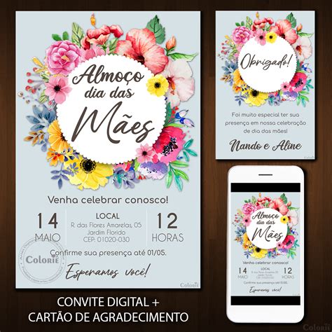 Convite Dia Das Mães