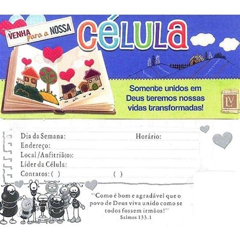 Convite Para Célula