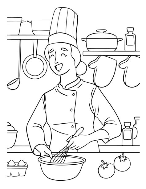 Cooking Coloring Pages Coloring Pages Printable Hellokids Cooking Utensils Coloring Pages - Cooking Utensils Coloring Pages