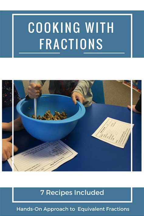 Cooking Up Fractions Knowitall Org Recipe With 4 Fractions - Recipe With 4 Fractions