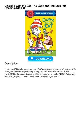 Read Online Cooking With The Cat The Cat In The Hat Step Into Reading Step 1 