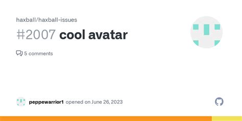 cool avatar · Issue #2007 · haxball/haxball-issues GitHub.
