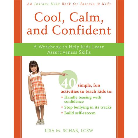 cool calm confident a workbook to help kids learn