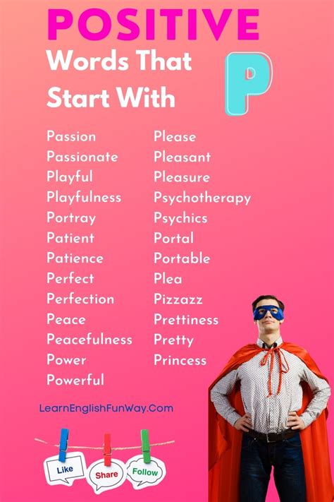Cool Words That Start With P With Definitions Descriptive Words Beginning With P - Descriptive Words Beginning With P