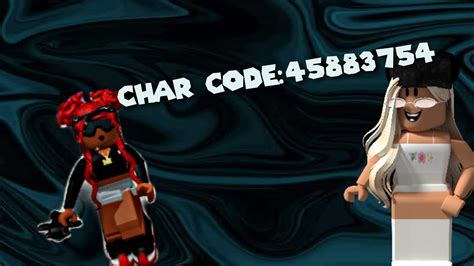 coolest char girl roblox id codes wiki