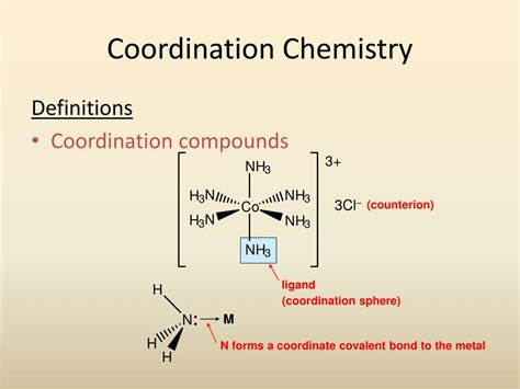 Coordination Chemistry