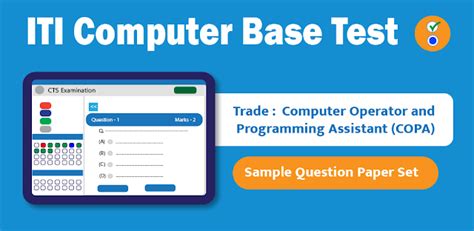 Copa Iti Exam Sample Question Papers Iti Question Paper