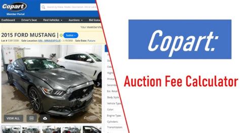 Copart Fees Calculator