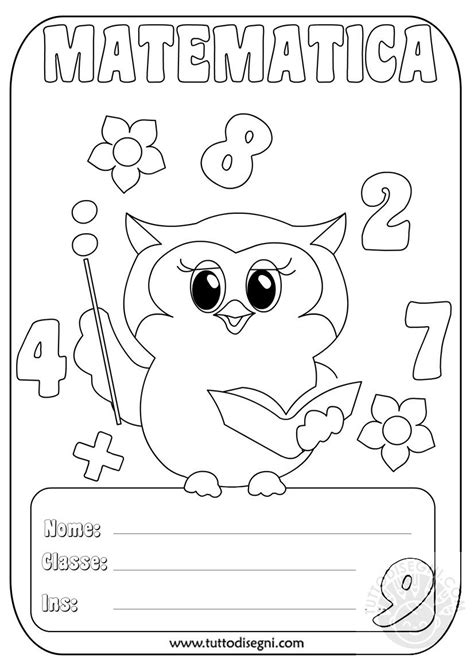 Copertina Di Matematica