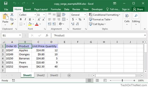 copy MS Excel 2016 lite 