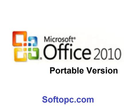 copy Office 2010 portables